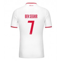 Dres AS Monaco Eliesse Ben Seghir #7 Domáci 2024-25 Krátky Rukáv